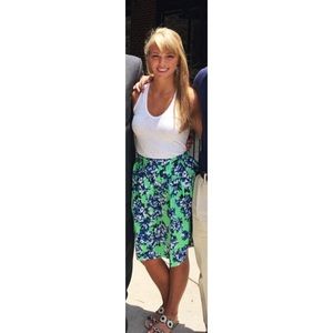 JCREW size 2 skirt midi